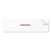 Bargain Beauty Bumper Sticker