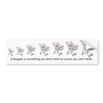 Bargain Bumper Sticker