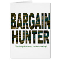 Bargain Hunter Greeting Card