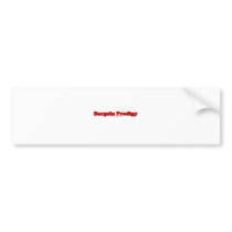 Bargain Prodigy Bumper Stickers