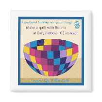 Bargello Bowl Magnet by ForestJane Bargello Bowl Magnet