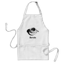 BARISTA APRON: PENCIL DRAWING, COFFEE CUP by joyart BARISTA APRON: PENCIL DRAWING, COFFEE CUP