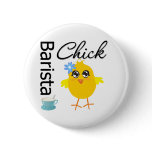 Barista Chick Pins