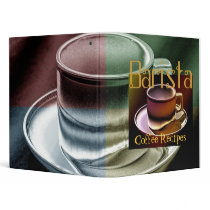 Barista Coffee Recipes Avery Binder