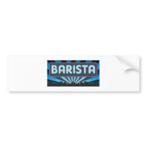 Barista Marquee bumper stickers by itsallhot Barista Marquee bumper stickers