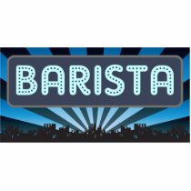 Barista Marquee photo sculptures by itsallhot Barista Marquee photo sculptures