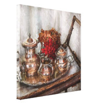 Barista - Tea Set - Morning tea canvas prints
