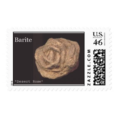 Barite (desert rose) stamps by Minpics