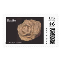 Barite (desert rose) postage by Minpics Barite (desert rose) postage