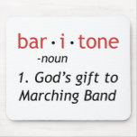 Baritone Definition mousepads