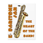 Baritone Sax Post Card