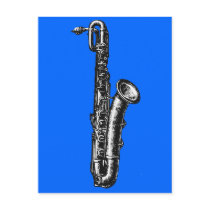 Baritone Saxophone Postcards