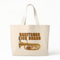 Baritones Kick Brass Tote Bags