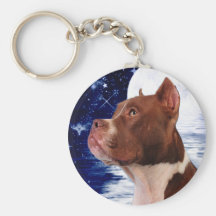 Bark at the moom key chains