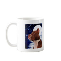 Bark at the moom coffee mug