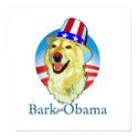 Bark for Obama poster posters by eyecontact Bark for Obama poster posters