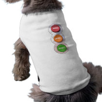BARK GROWL QUIET! in colour pet clothing