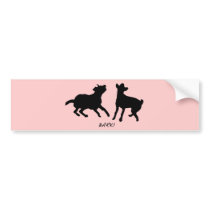 Bark, live, laugh bumper stickers