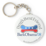 Bark Obama (Dog's Best Friend) keychain