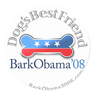 Bark Obama Dog's Best Friend stickers by BarkObama