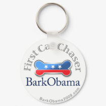 Bark Obama (First Car Chaser) keychains by BarkObama Bark Obama (First Car Chaser) keychains