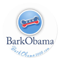 Bark Obama milkbone sticker