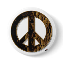 Bark Peace Button by threesalamanders Bark Peace Button