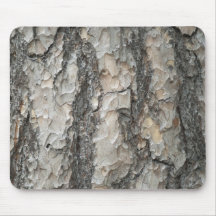 Bark Pine Wood Mouse Pads