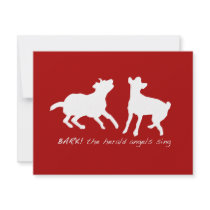 BARK! The Herald Angels Sing invitations