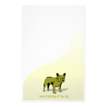 Barking at You French Bulldog Stationary Stationery Design