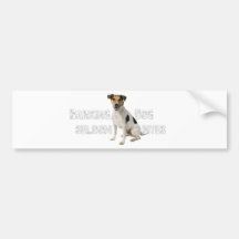Barking Dog seldom bites Bumper Sticker