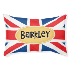 Barkley Personalized British Small Dog Bed