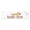 Barknknit Bumper Sticket bumper stickers