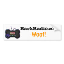 BarkRadio.com, Woof! decal bumper stickers