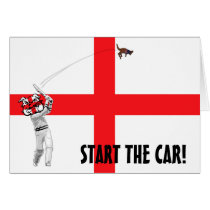 Barmy Army,start the car cards