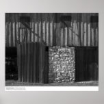 Barn and Stonework, UC Santa Cruz, March 1962 Print