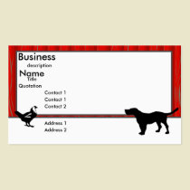 Barn Animals Business Card business cards