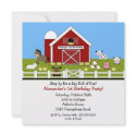 Barn Animals Fun 1st Birthday invitations by celebrateitinvites Barn Animals Fun 1st Birthday invitations