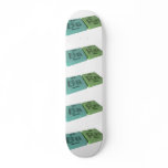 Barn as Ba barium and Rn Radon Skateboard Deck