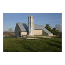 Barn at Sunrise posters
