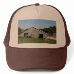 Barn Behind York Mountain Tasting Room Mesh Hat