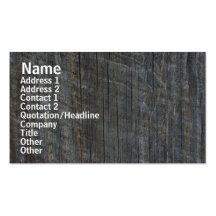 Barn Board Nature Photography Business Card