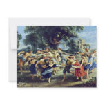 Barn Dance By Rubens Peter Paul (Best Quality) Personalized Announcements
