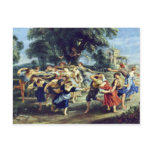 Barn Dance By Rubens Peter Paul (Best Quality) Post Cards