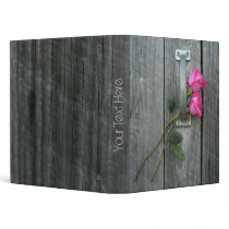 Barn Door Roses Binder