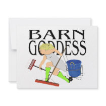 Barn Goddess invitations by IsadoraDonkey Barn Goddess invitations