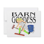 Barn Goddess Personalized Invitation
