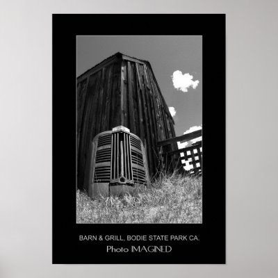 BARN & GRILL, BODIE STATE PARK CA., US PRINT by PhotoIMAGINED