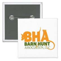 Barn Hunt Association LLC Logo Gear Pinback Buttons