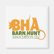 Barn Hunt Association LLC Logo Gear Fridge Magnets